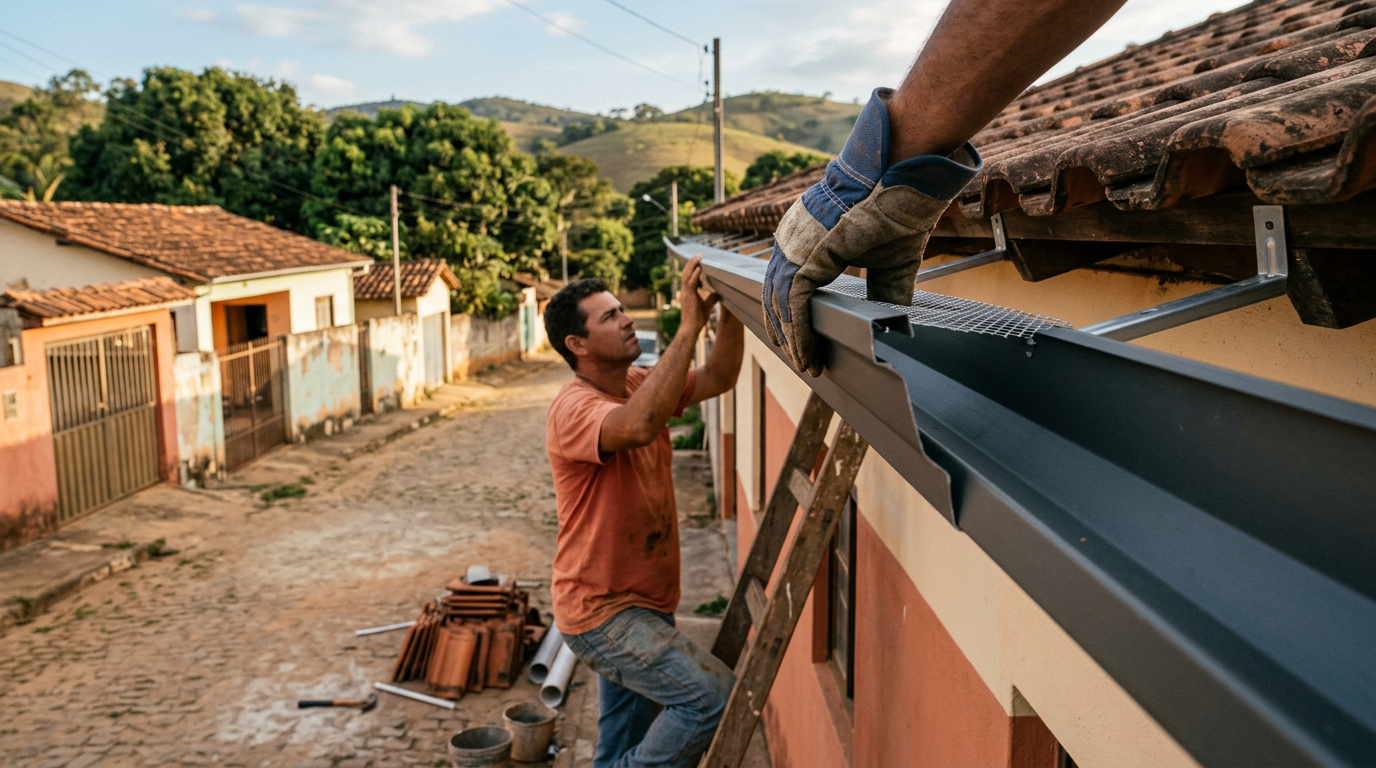Calha da varanda: materiais que evitam entupimento com folhas e ninhos