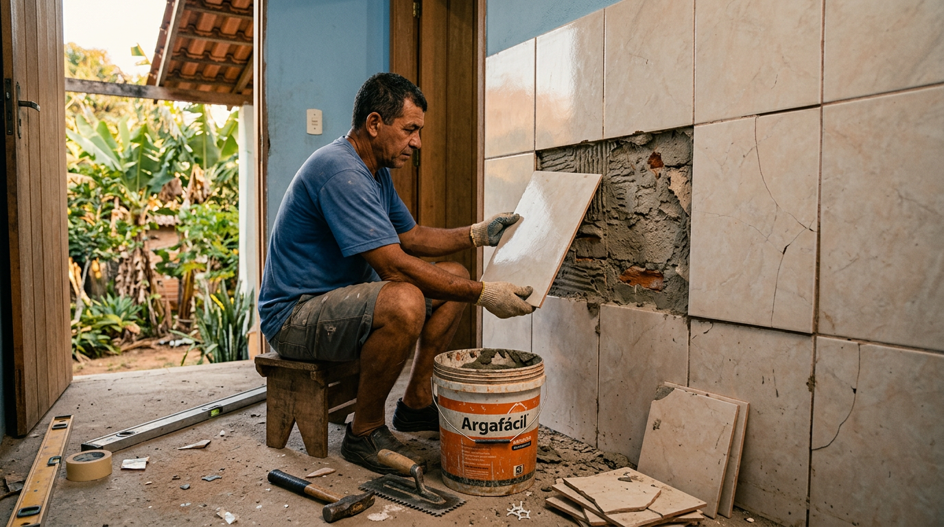 Cerâmica do banheiro: por que ela está oca e soltando depois de alguns meses de uso?