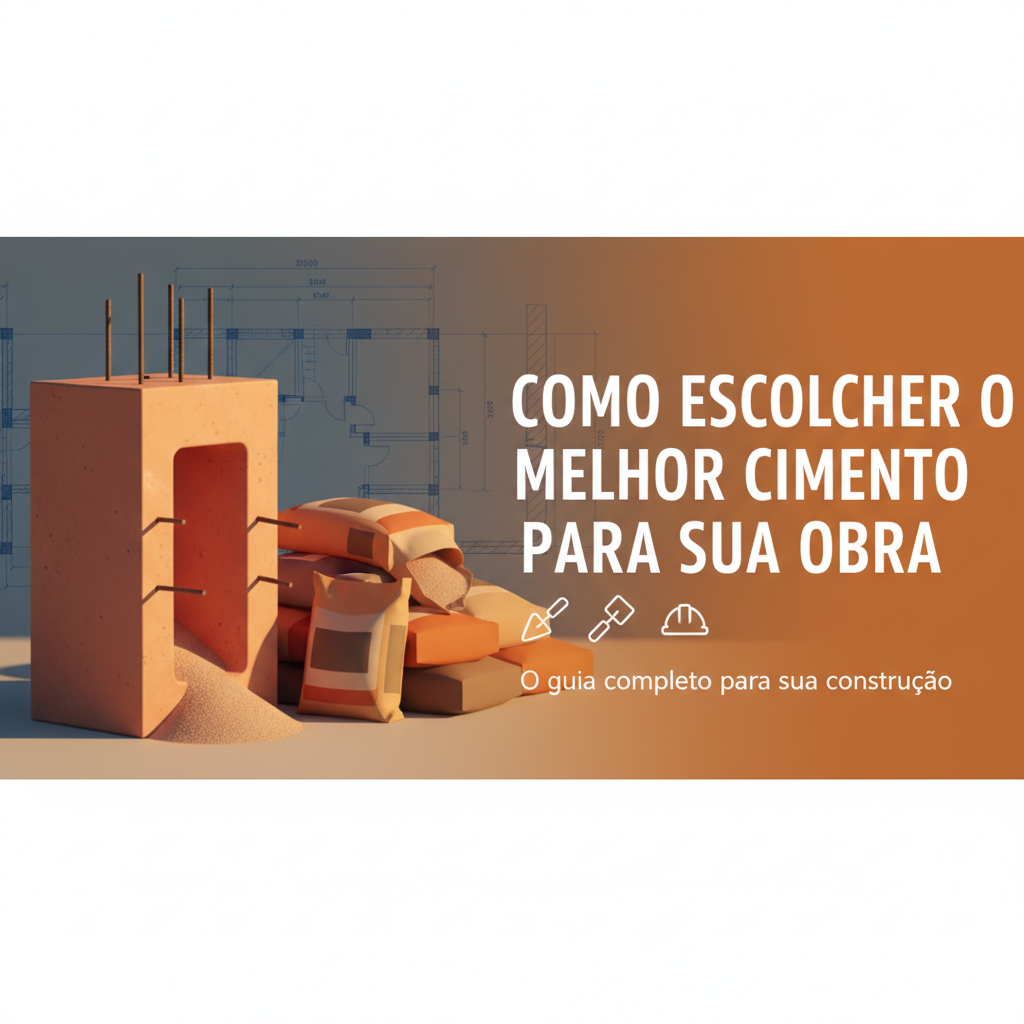 Como escolher o melhor cimento para sua obra