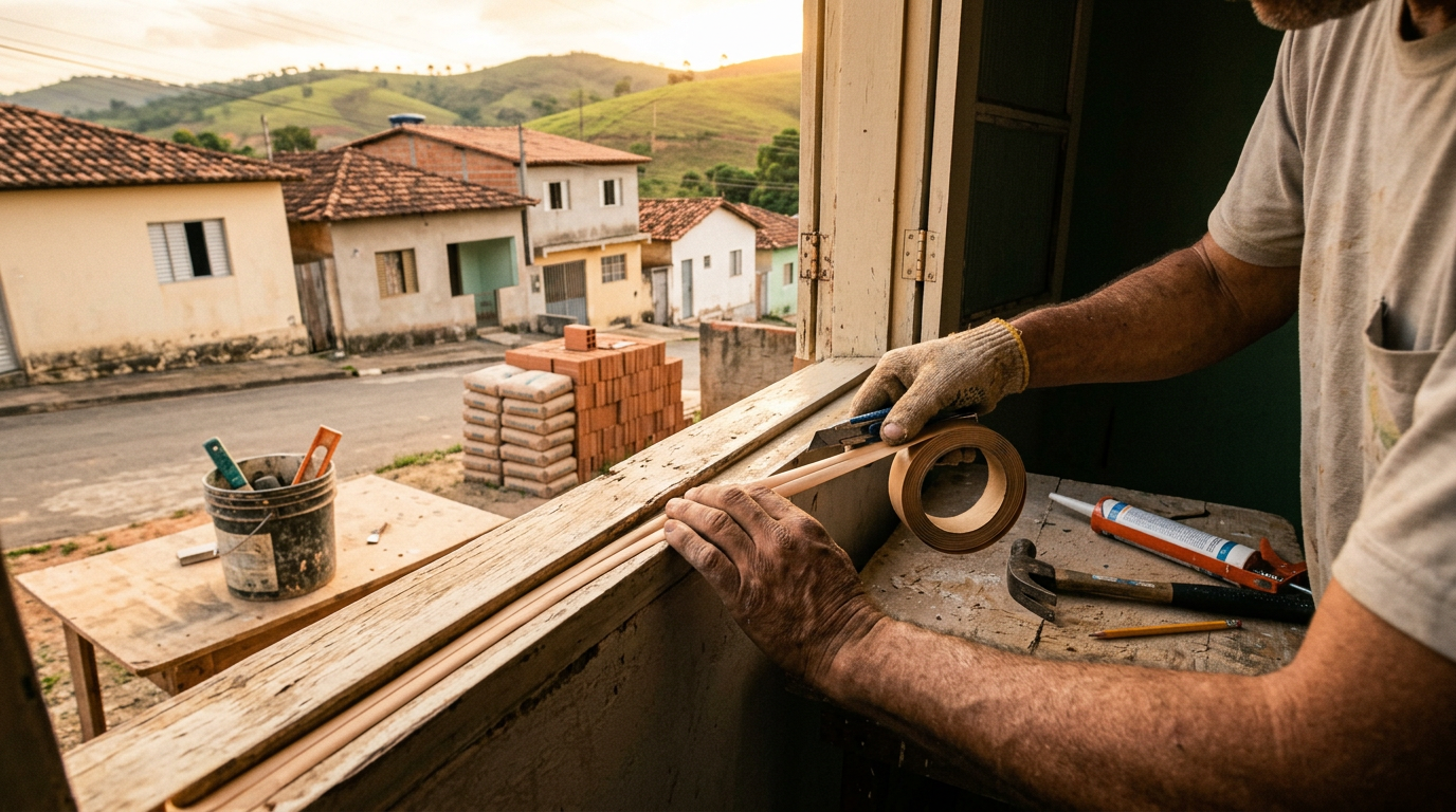Como vedar uma porta ou janela para não entrar poeira no apartamento