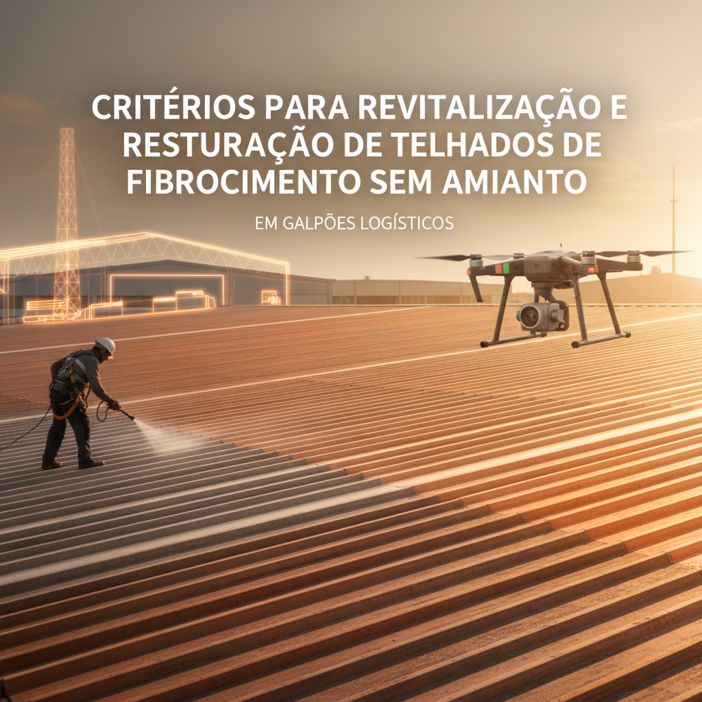 Critérios para revitalização e restauração de telhados de fibrocimento sem amianto em galpões logísticos