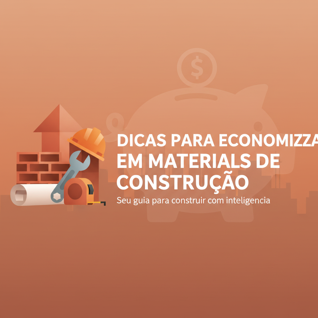 Dicas para economizar em materiais de construção