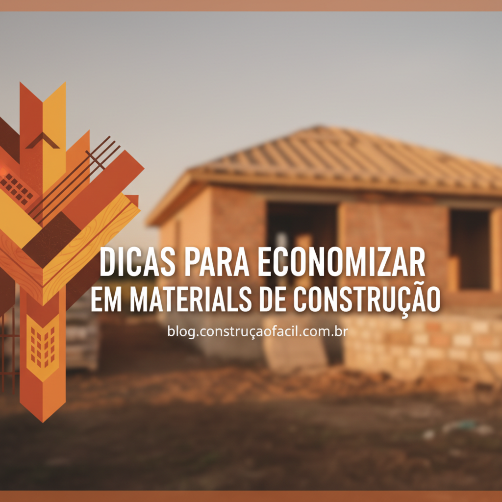Dicas para economizar em materiais de construção