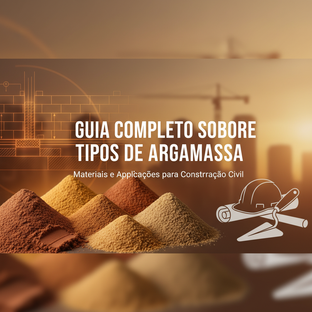 Guia completo sobre tipos de argamassa