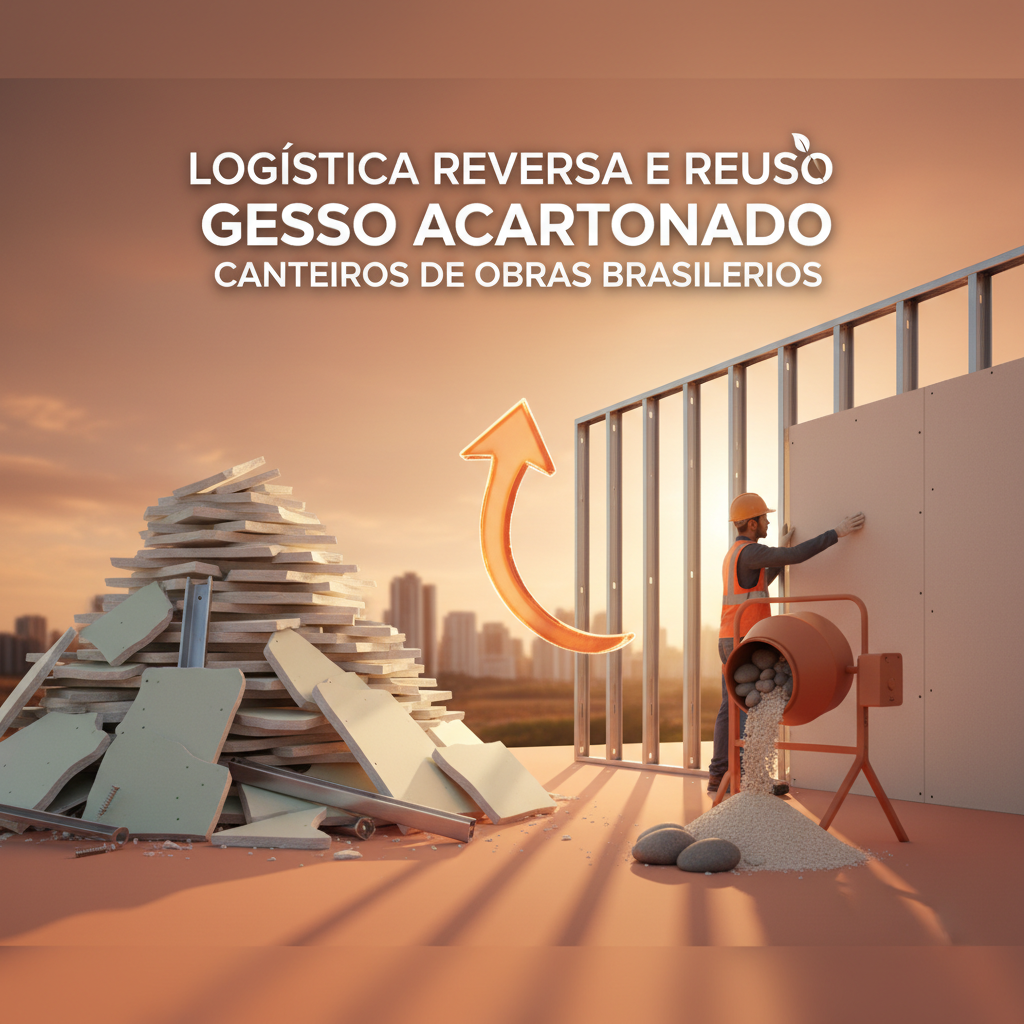 Logística reversa e reuso de sobras de gesso acartonado em canteiros de obras brasileiros