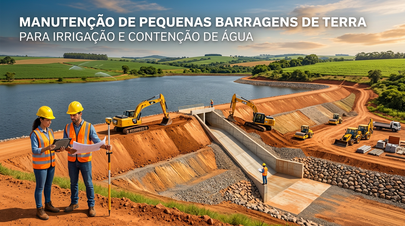 Manutenção de Pequenas Barragens de Terra para Irrigação e Contenção de Água