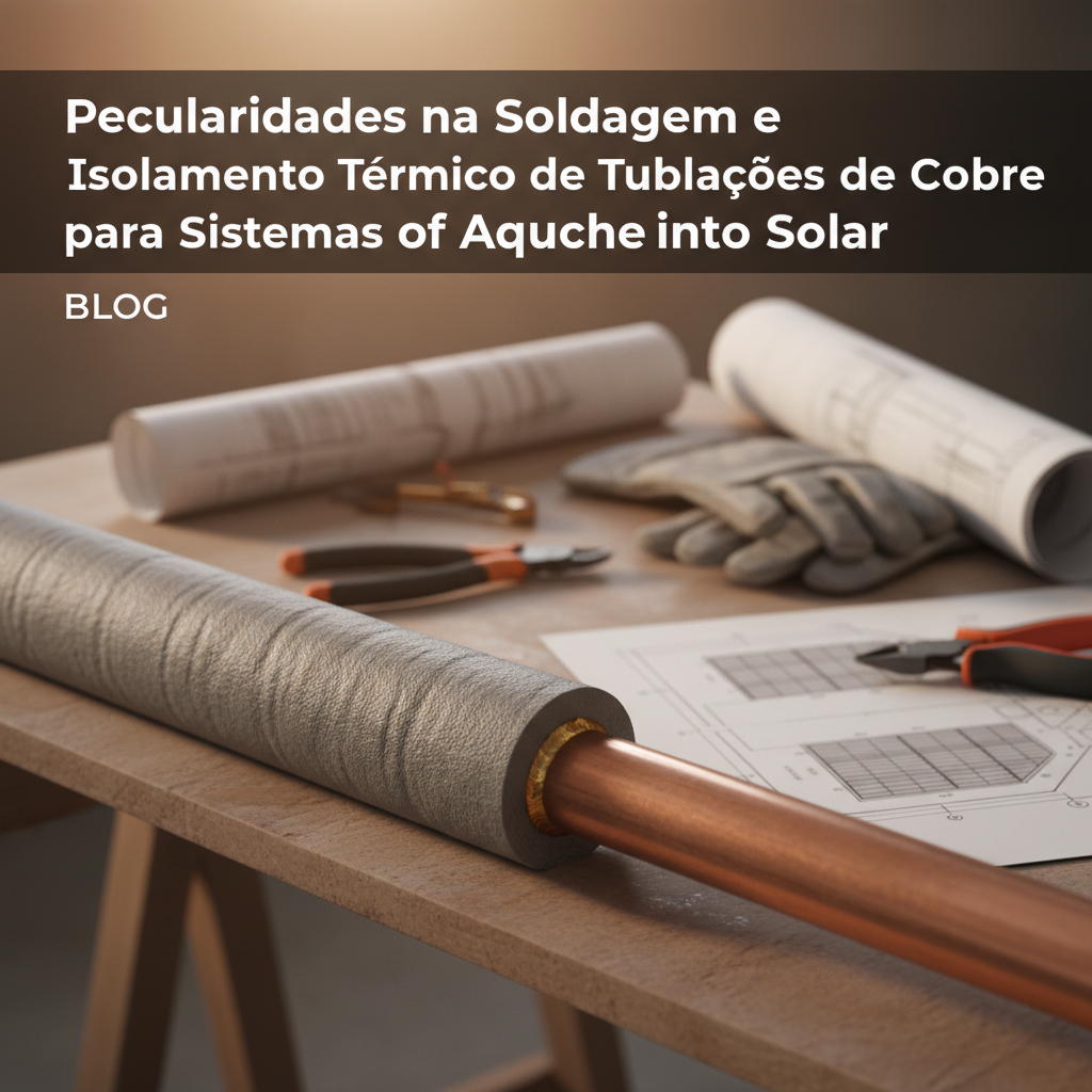 Peculiaridades na Soldagem e Isolamento Térmico de Tubulações de Cobre para Sistemas de Aquecimento Solar