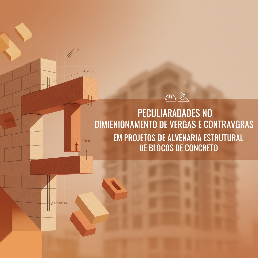 Peculiaridades no dimensionamento de vergas e contravergas em projetos de alvenaria estrutural de blocos de concreto