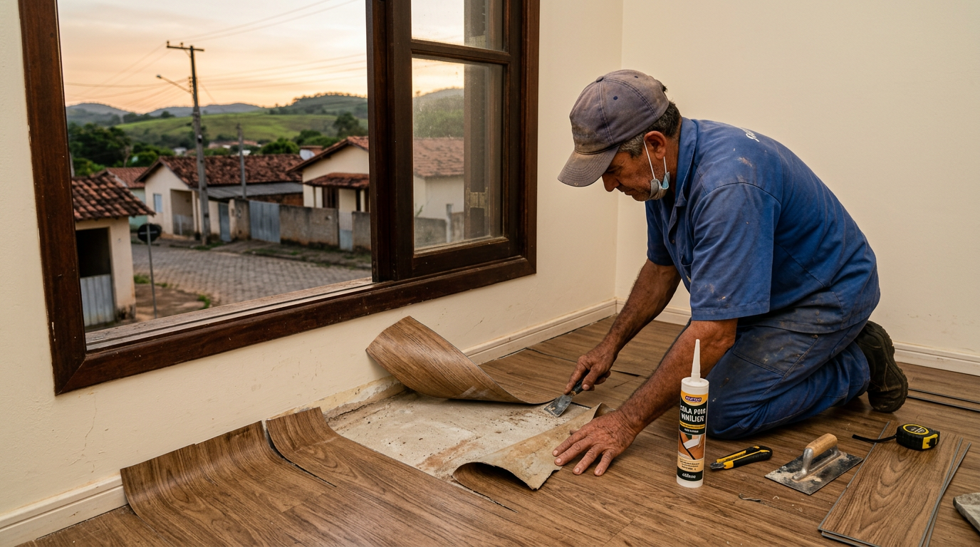 Piso vinílico do apartamento: por que ele encolhe e solta perto das janelas?