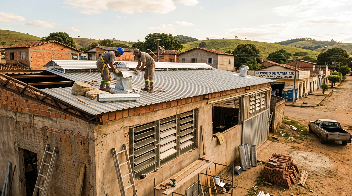 Planejamento e dimensionamento de sistemas de ventilação natural em galpões industriais leves para conforto térmico e eficiência energética