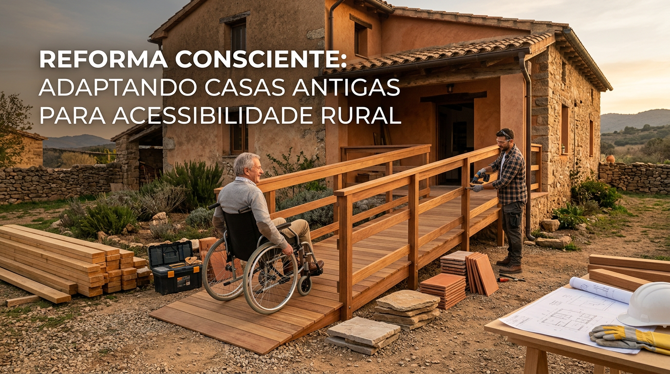 Reforma consciente: Adaptando casas antigas para acessibilidade rural