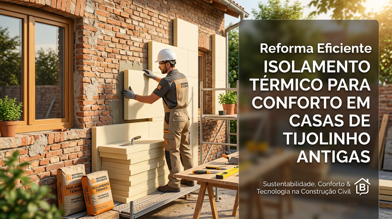 Reforma Eficiente: Isolamento Térmico para Conforto em Casas de Tijolinho Antigas