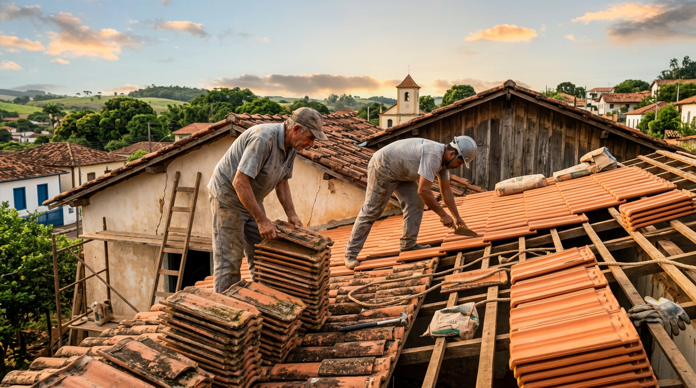 Reforma telhado antigo: Reutilizar telha ou comprar nova para economia?