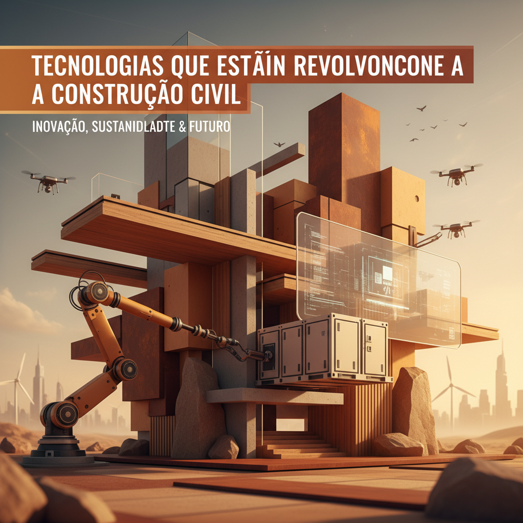 Tecnologias que estão revolucionando a construção civil