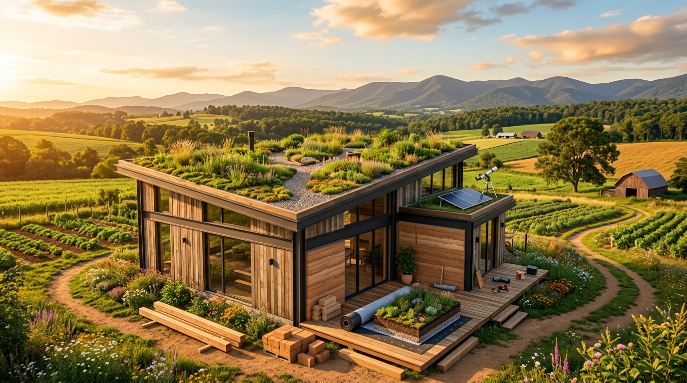 Telhados Verdes em Construções Rurais: Conforto Térmico e Biodiversidade Local