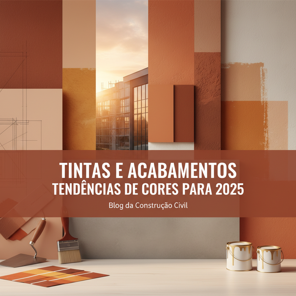 Tintas e acabamentos: tendências de cores para 2025
